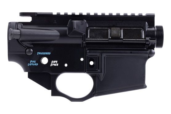 Forged 7075-T6 aluminum AR-15 receiver with integrated trigger guard